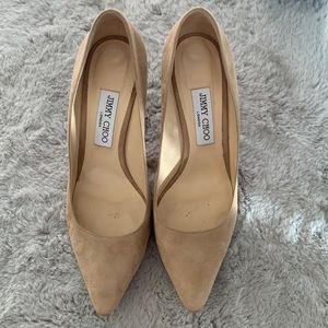Jimmy Choo suede stilettos